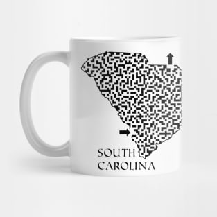 State of South Carolina Maze Mug